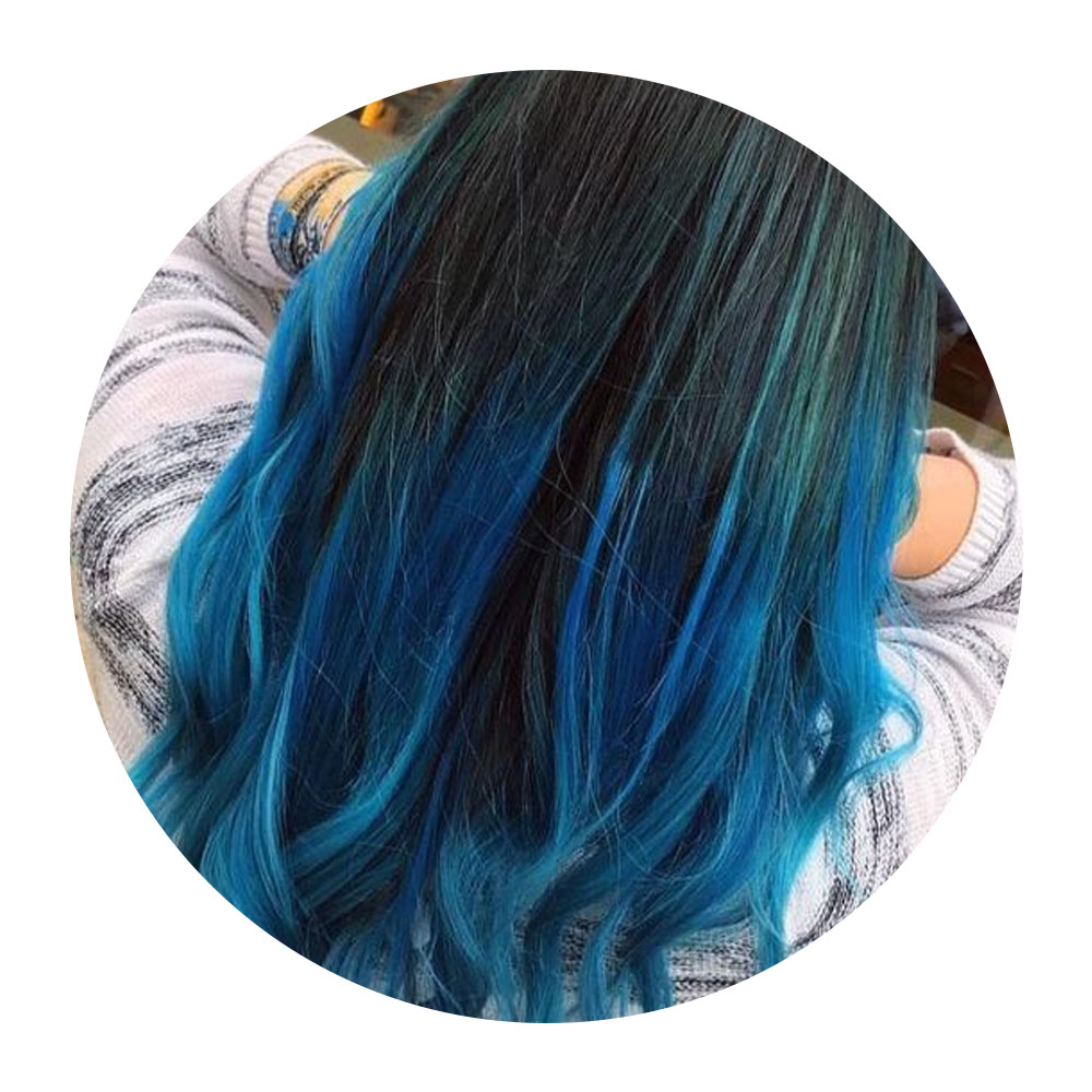 Foto 3 de Tinta spray cabelo 120ml make loko azul 1und make+