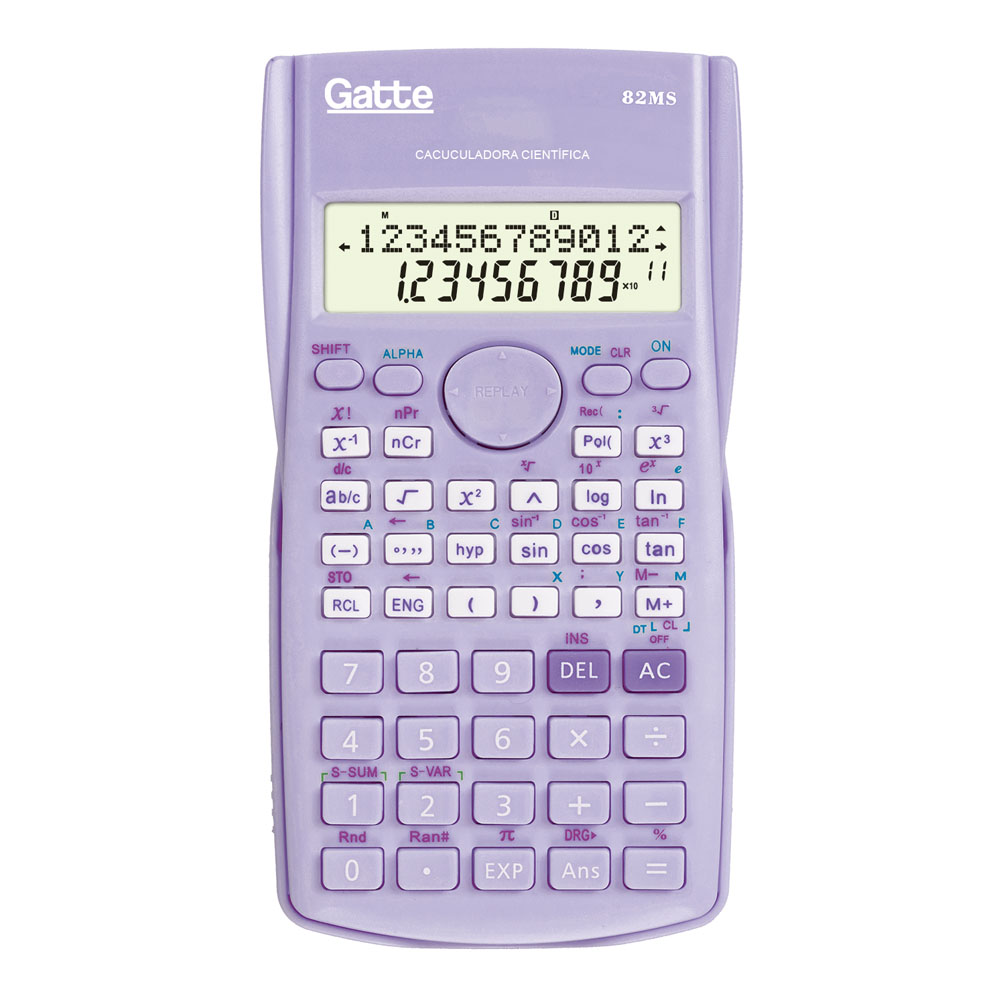 Foto 3 de Calculadora cientifica 240 funções 1und cor sortida make+