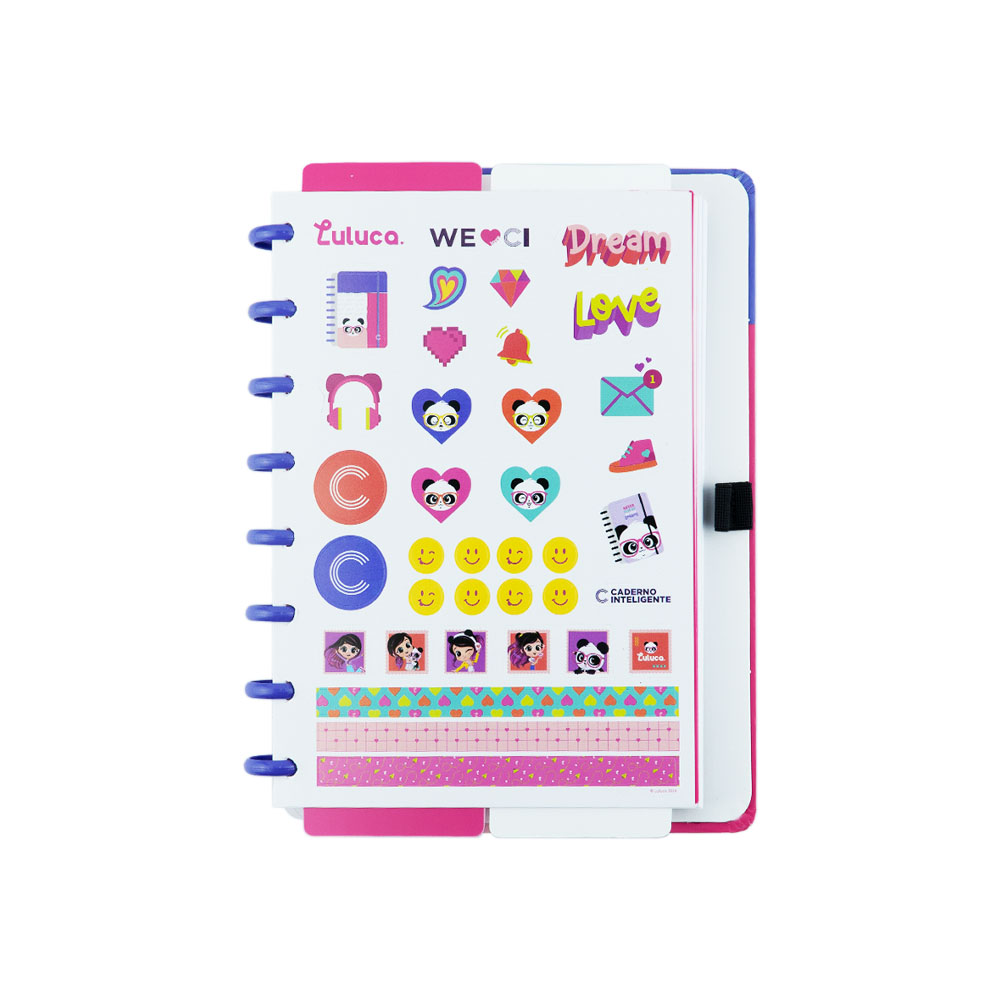 Foto 2 de Caderno inteligente by luluca lulike colorido a5 80 folhas