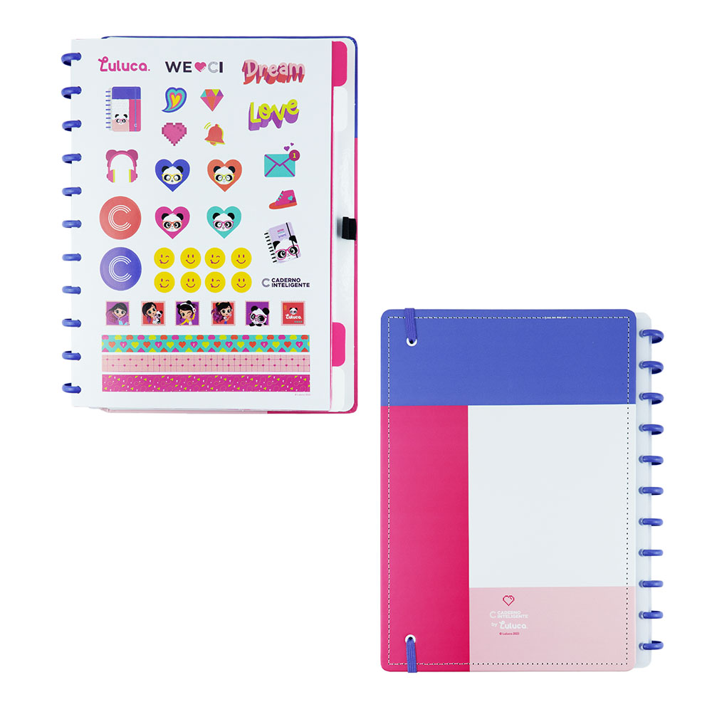 Foto 3 de Caderno inteligente by luluca lulike colorido grande 80fls