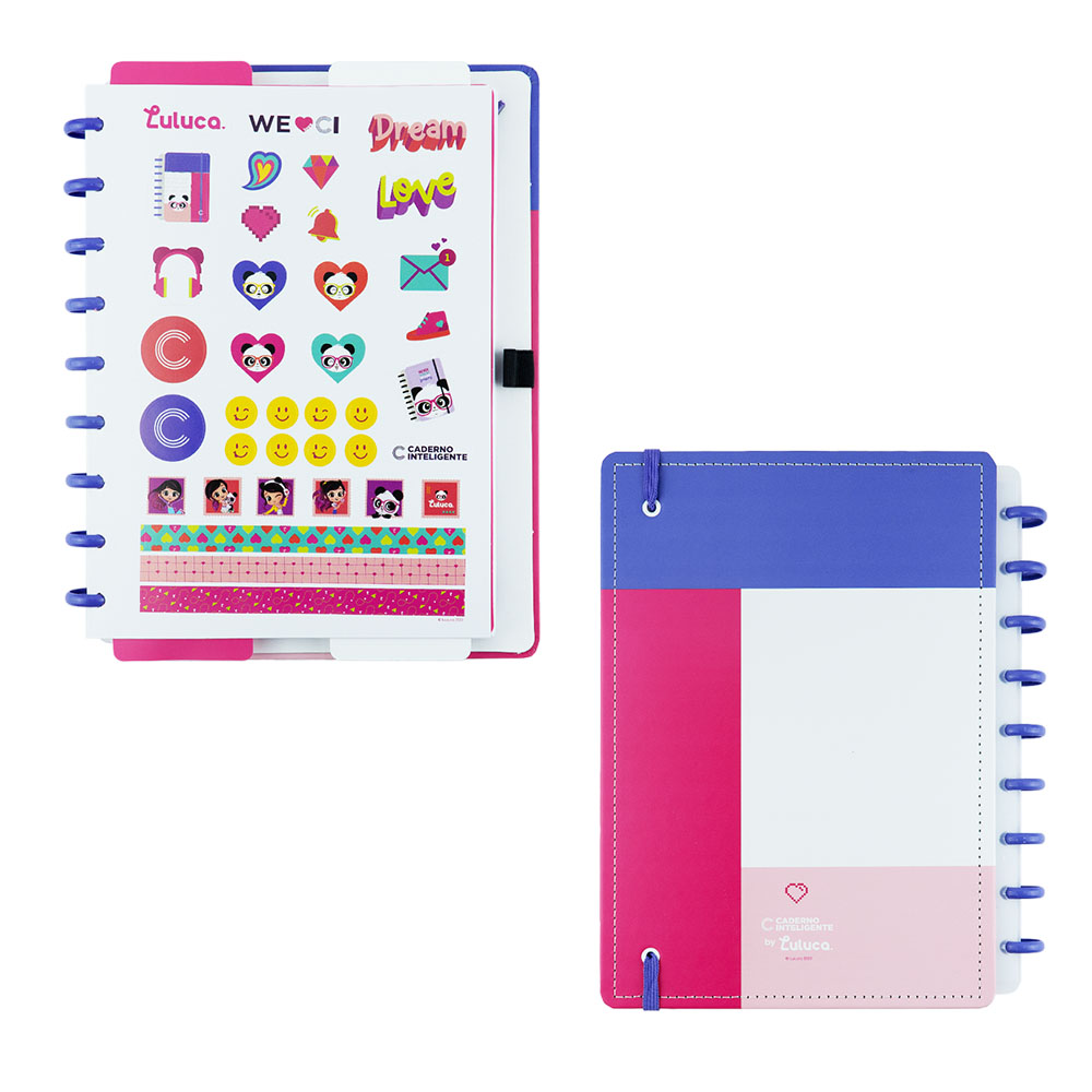 Foto 3 de Caderno inteligente by luluca lulike colorido médio 80fls