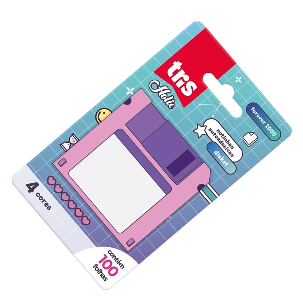 Foto 3 de Bloco nota auto tris holic disket 70x70 100 folhas