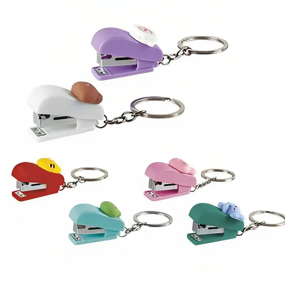 Foto 2 de Mini grampeador chaveiro fofo holic pets 1und sortido tris