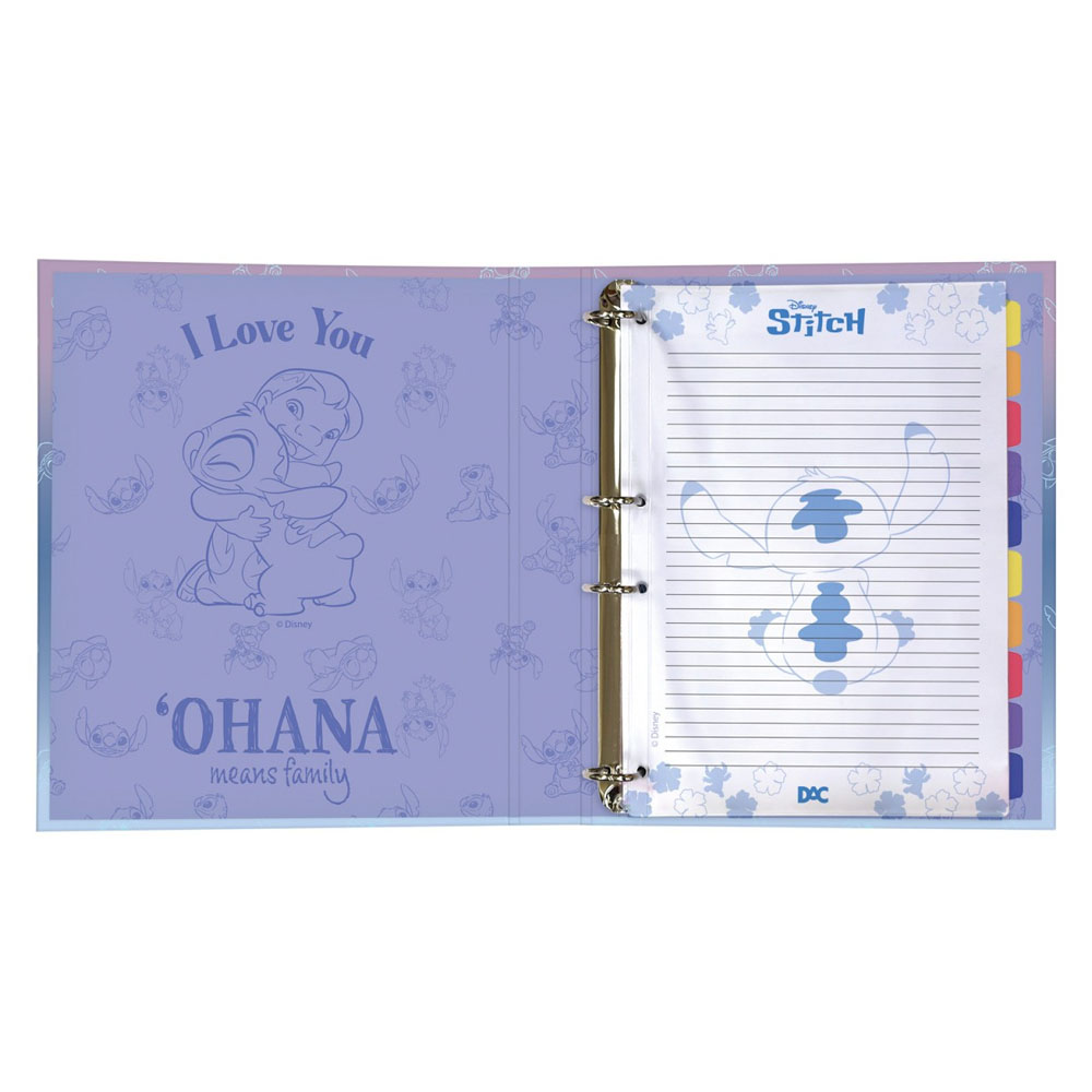 Foto 3 de Fichário colegial 10 divisórias 48fls stitch dac