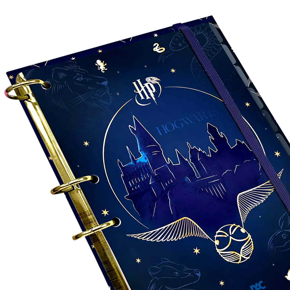Foto 3 de Fichário colegial harry potter hogwarts 144 folhas dac