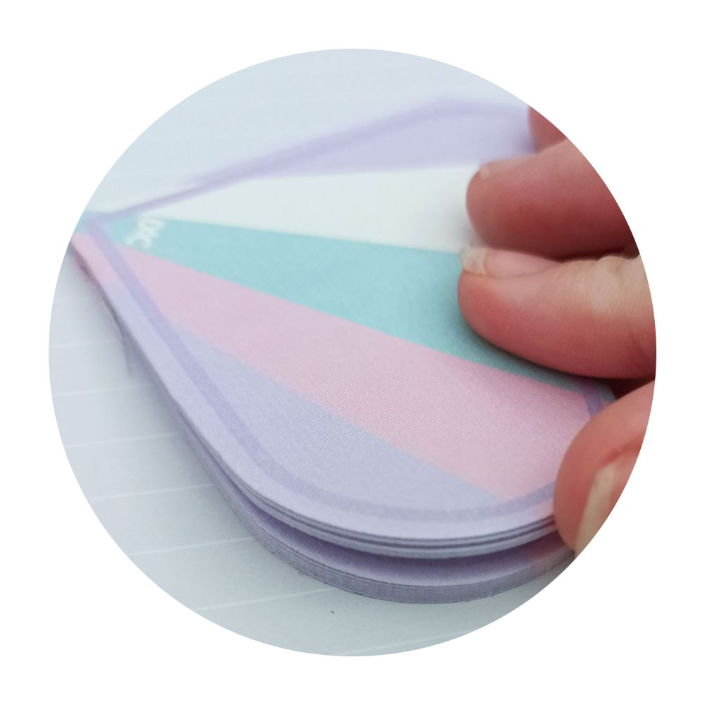 Foto 2 de Bloco de anotações enjoy coração com 30 folhas 90g dac