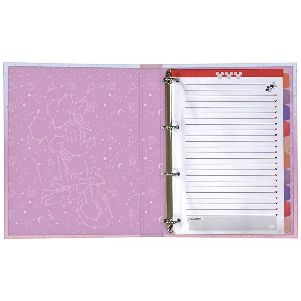 Foto 2 de Fichário universitário disney minnie mouse 48 folhas dac