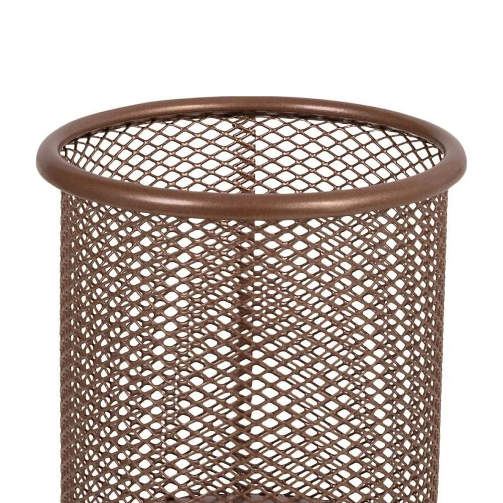 Foto 2 de Porta caneta treco aramado redondo rose gold brw