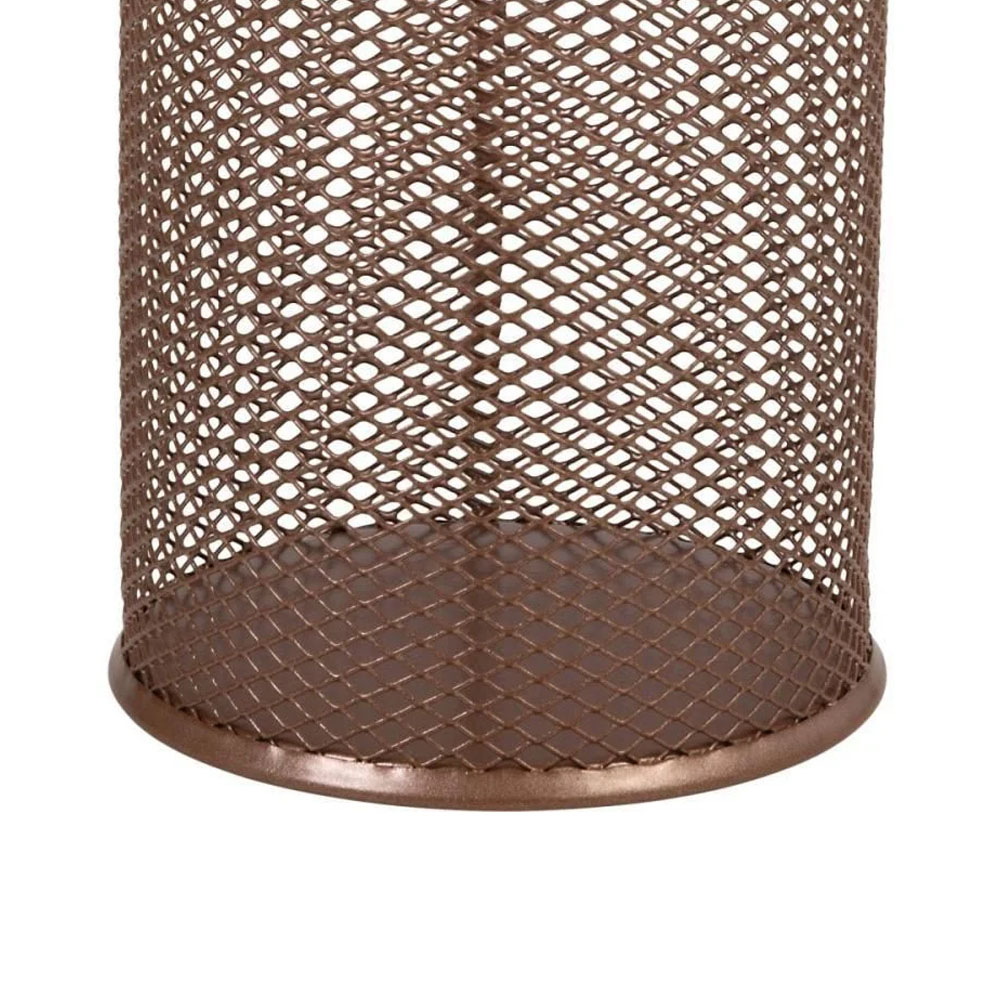 Foto 3 de Porta caneta treco aramado redondo rose gold brw