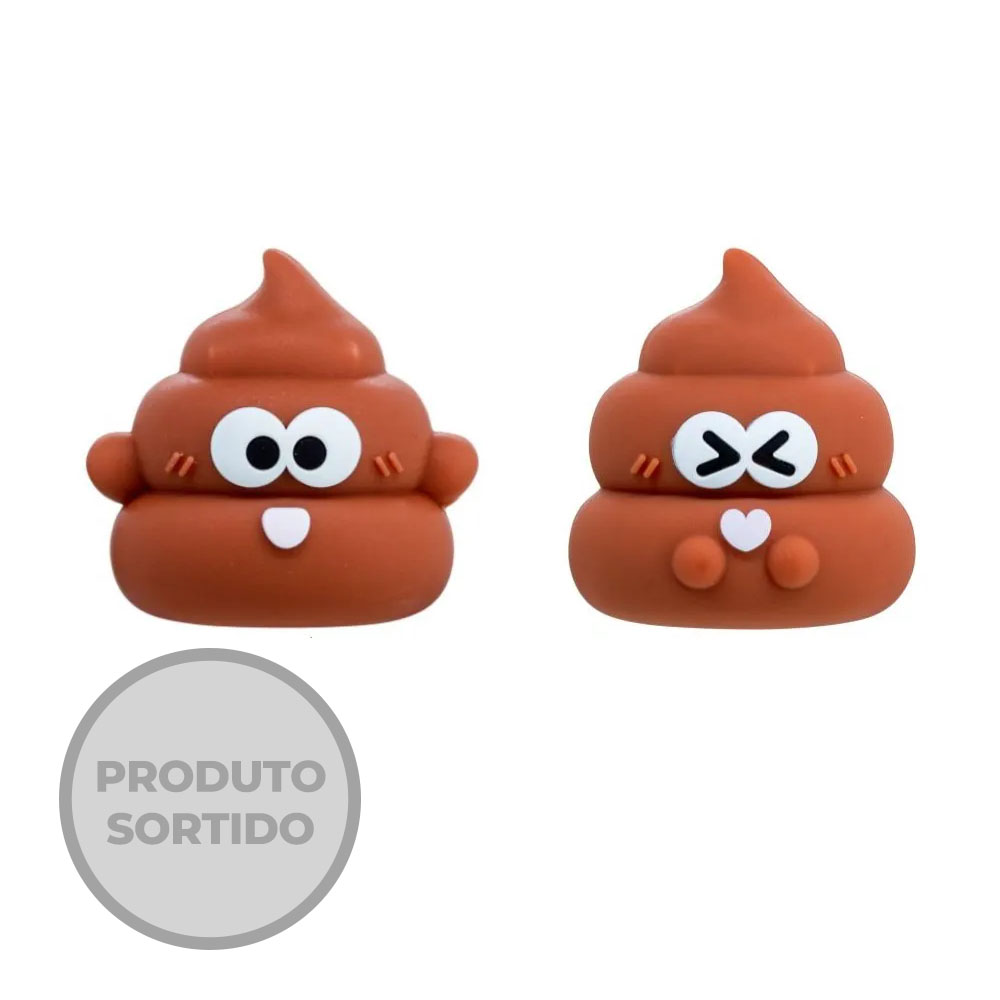 Apontador sem depóito plástico poop 1und sortido brw