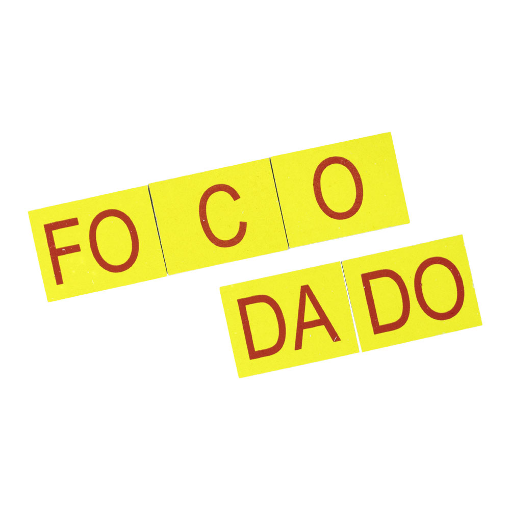 Foto 3 de Jogo educativo alfabeto silábico c/ 180pçs dipedu brw