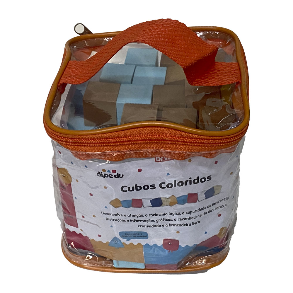 Foto 2 de Cubos coloridos di pe du 100pçs brw