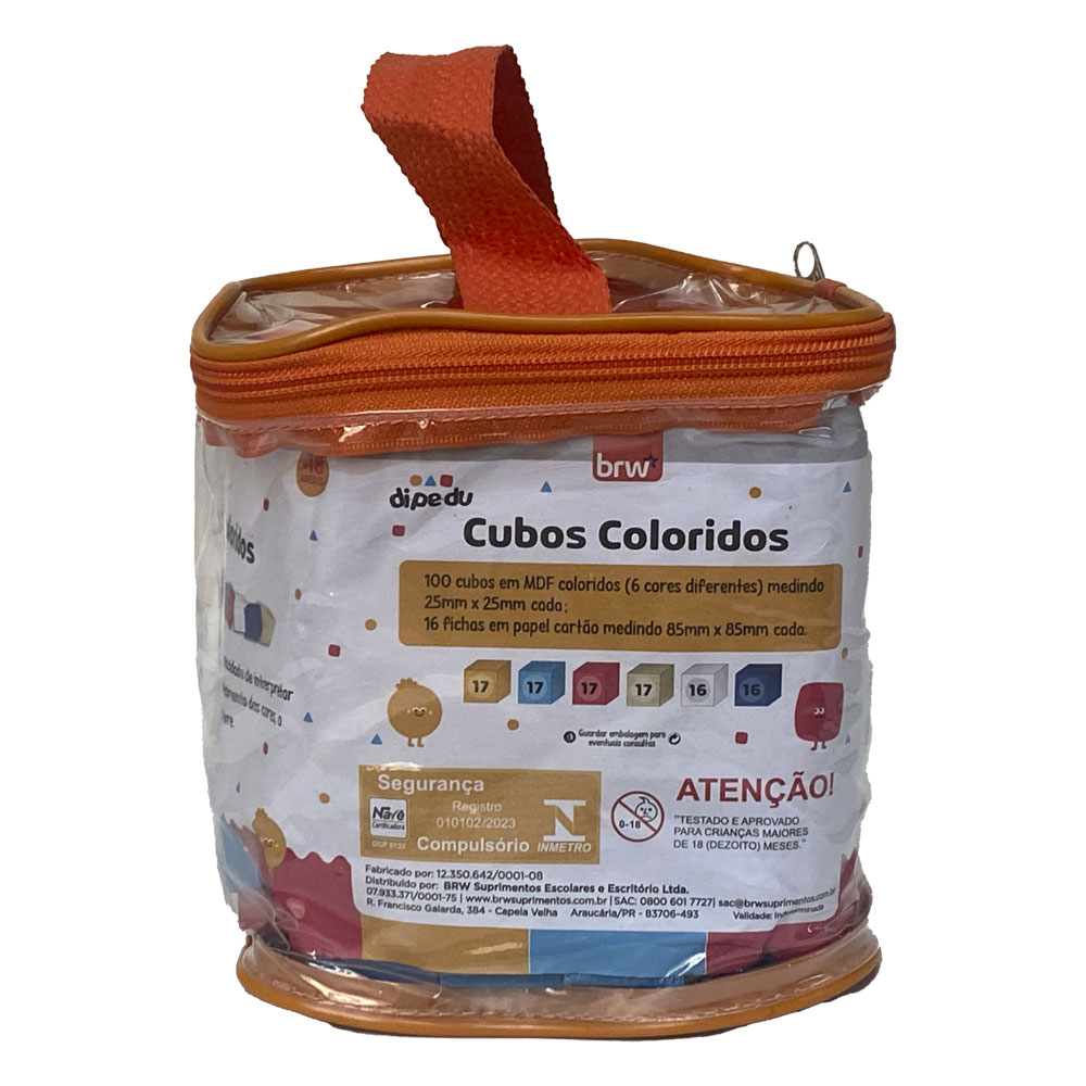 Foto 3 de Cubos coloridos di pe du 100pçs brw