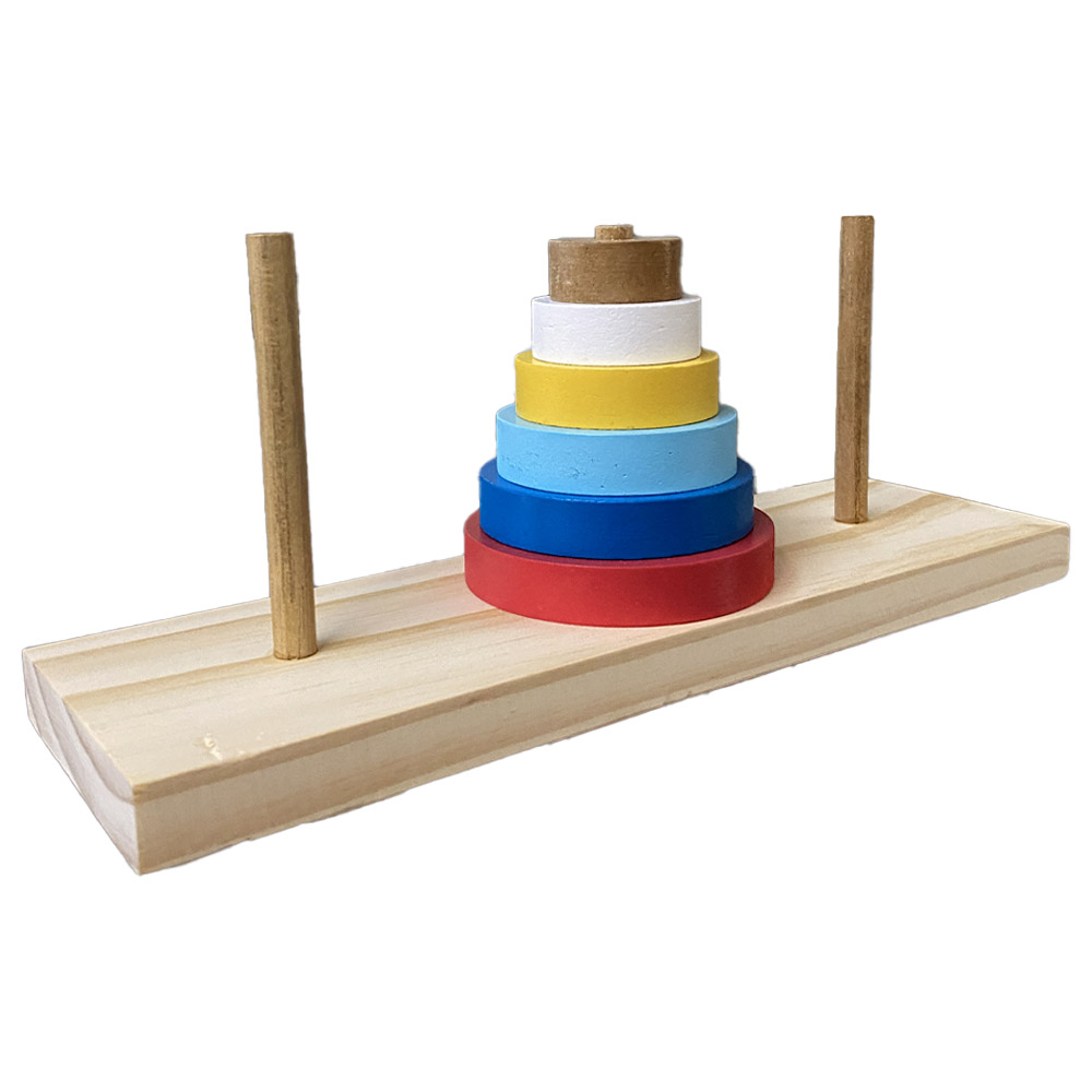 Foto 2 de Torre de hanói educativo dipedu brw