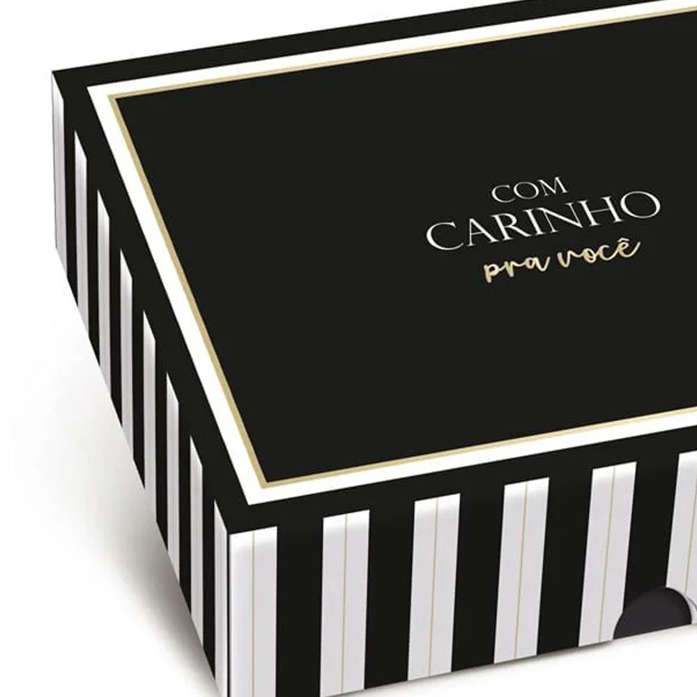 Foto 2 de Caixa de presente retangular maison tam g