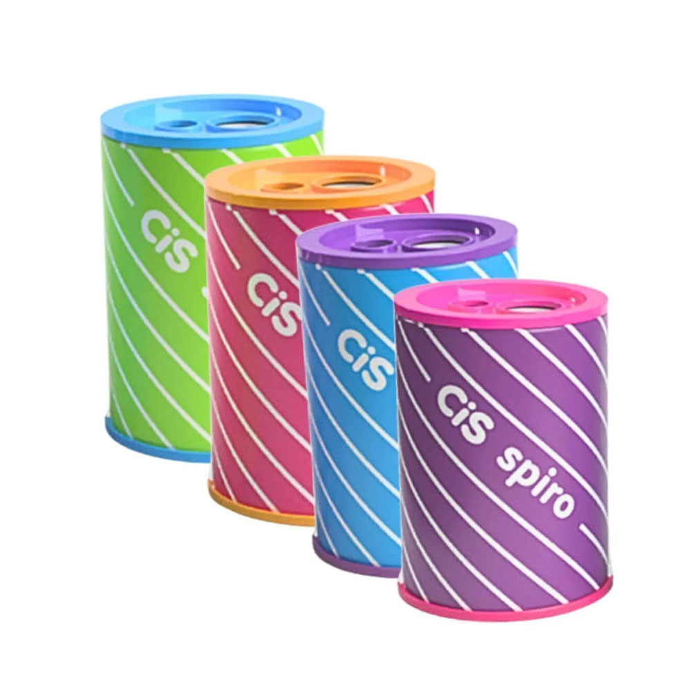 Foto 3 de Apontador lata c/2 furos spiro 1und sortido cis