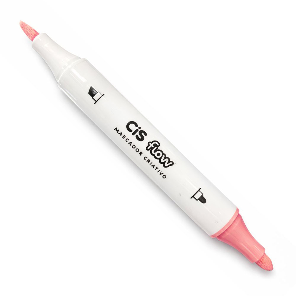 Foto 3 de Caneta marcador flow dual graf 6 cores pastel cis