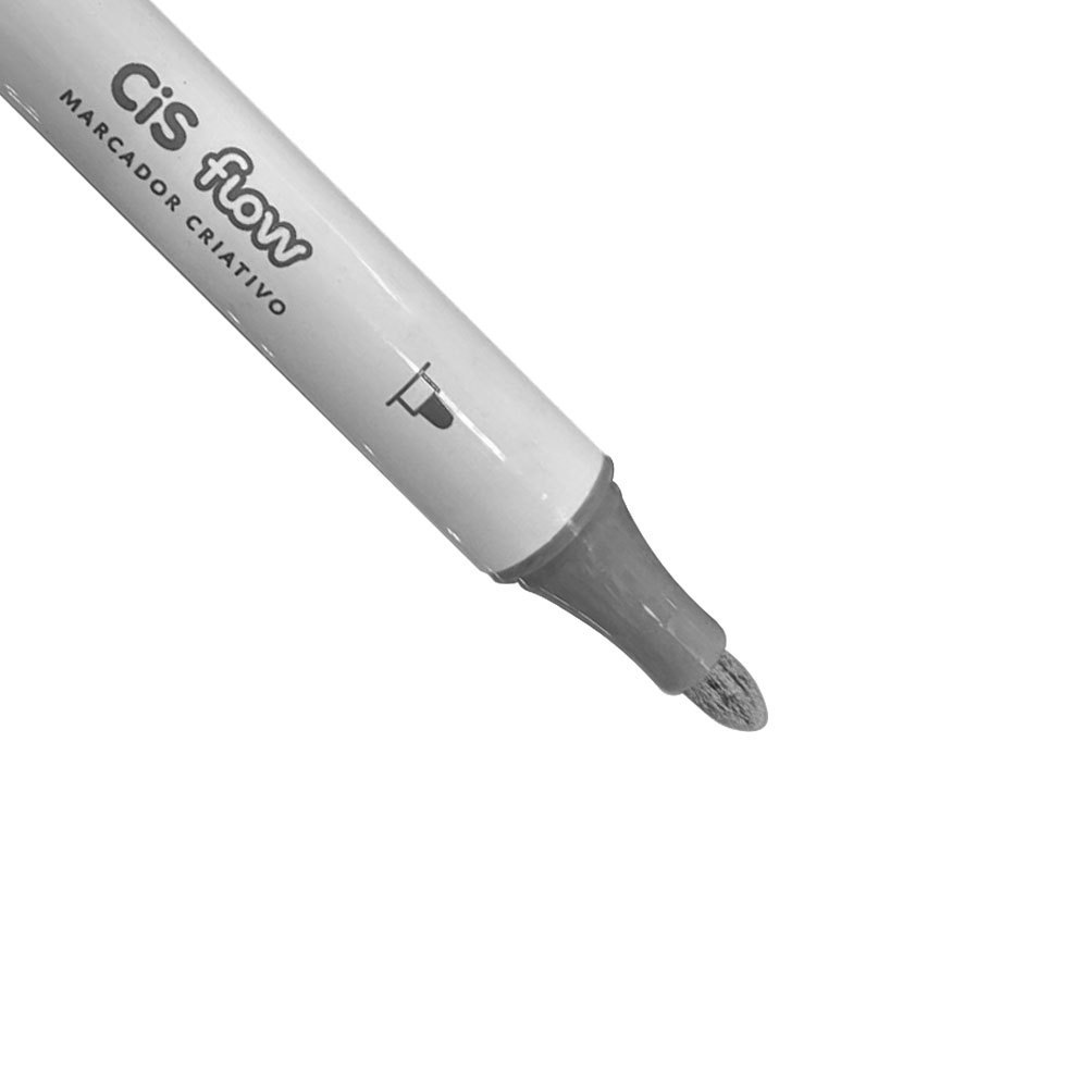 Foto 3 de Caneta marcador criativo dual brush flow cinza 205 cis