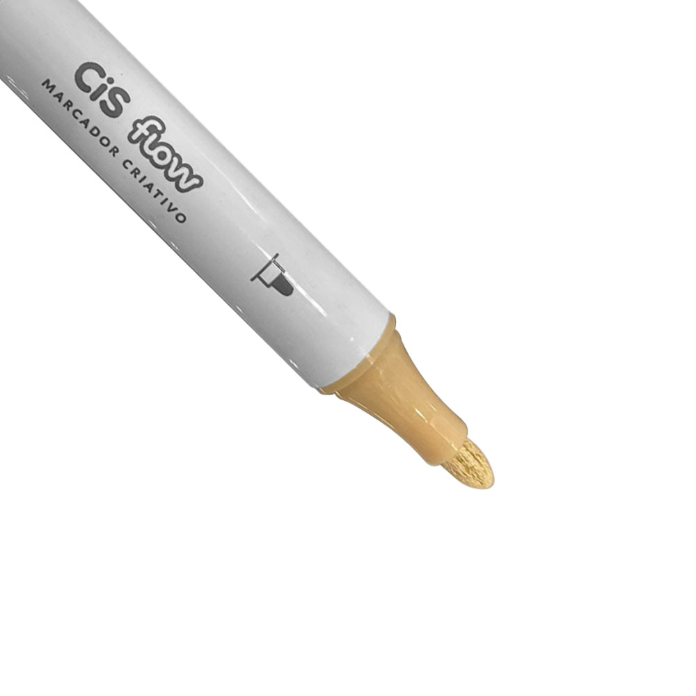 Foto 3 de Caneta marcador criativo dual brush flow creme 201 cis