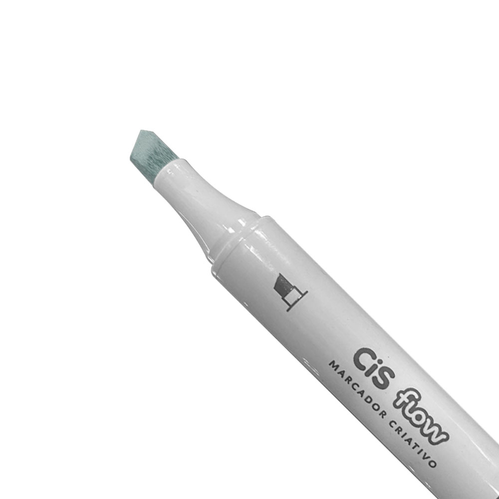 Foto 2 de Caneta marcador criativo dual brush flow cinza 153 cis