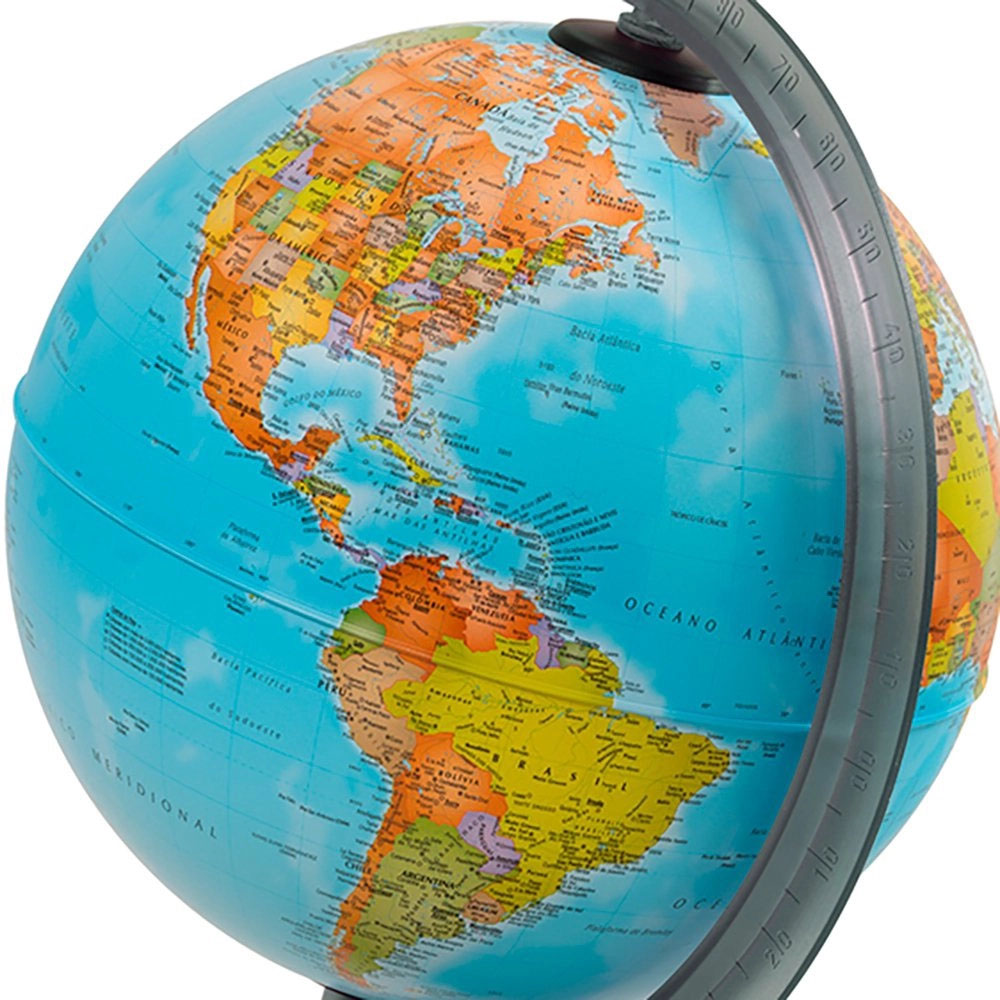 Foto 2 de Globo terrestre corallo político 20 cm   tecnodidattica