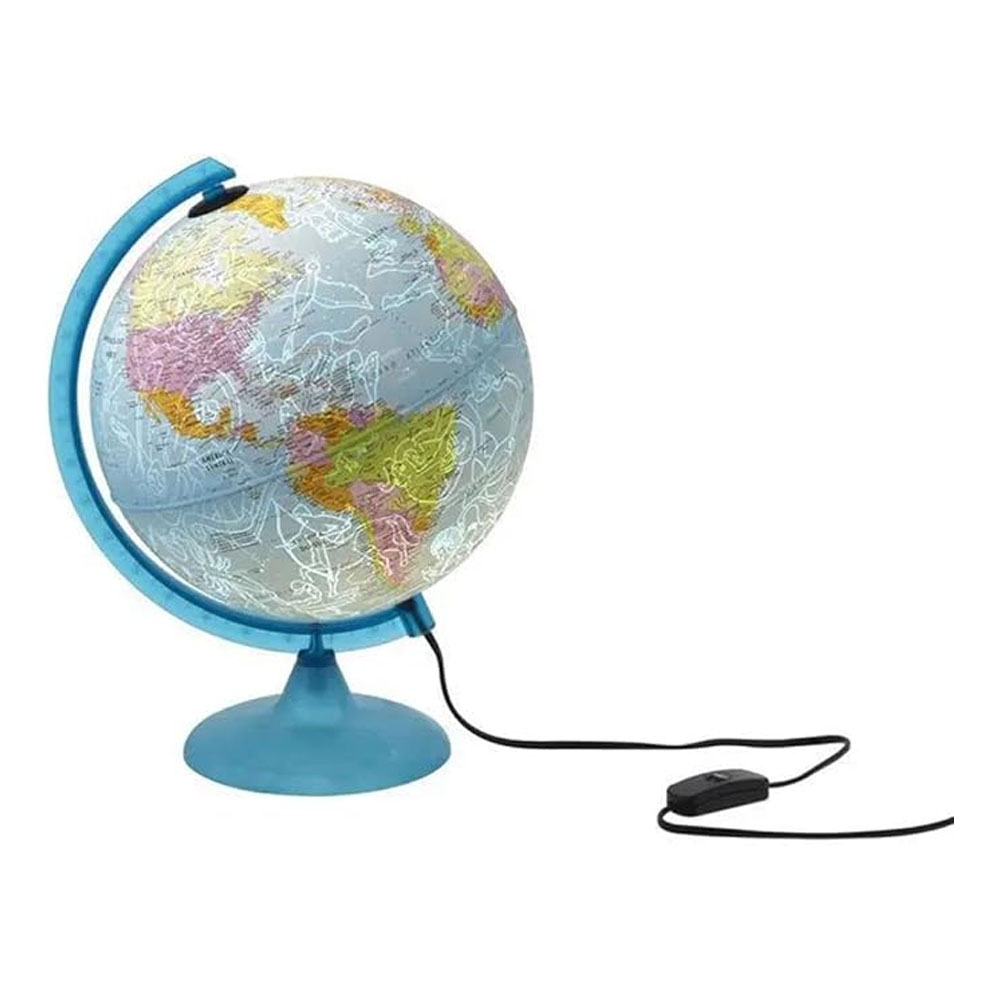 Foto 3 de Globo geográfico night & day 25cm iluminado bivolt