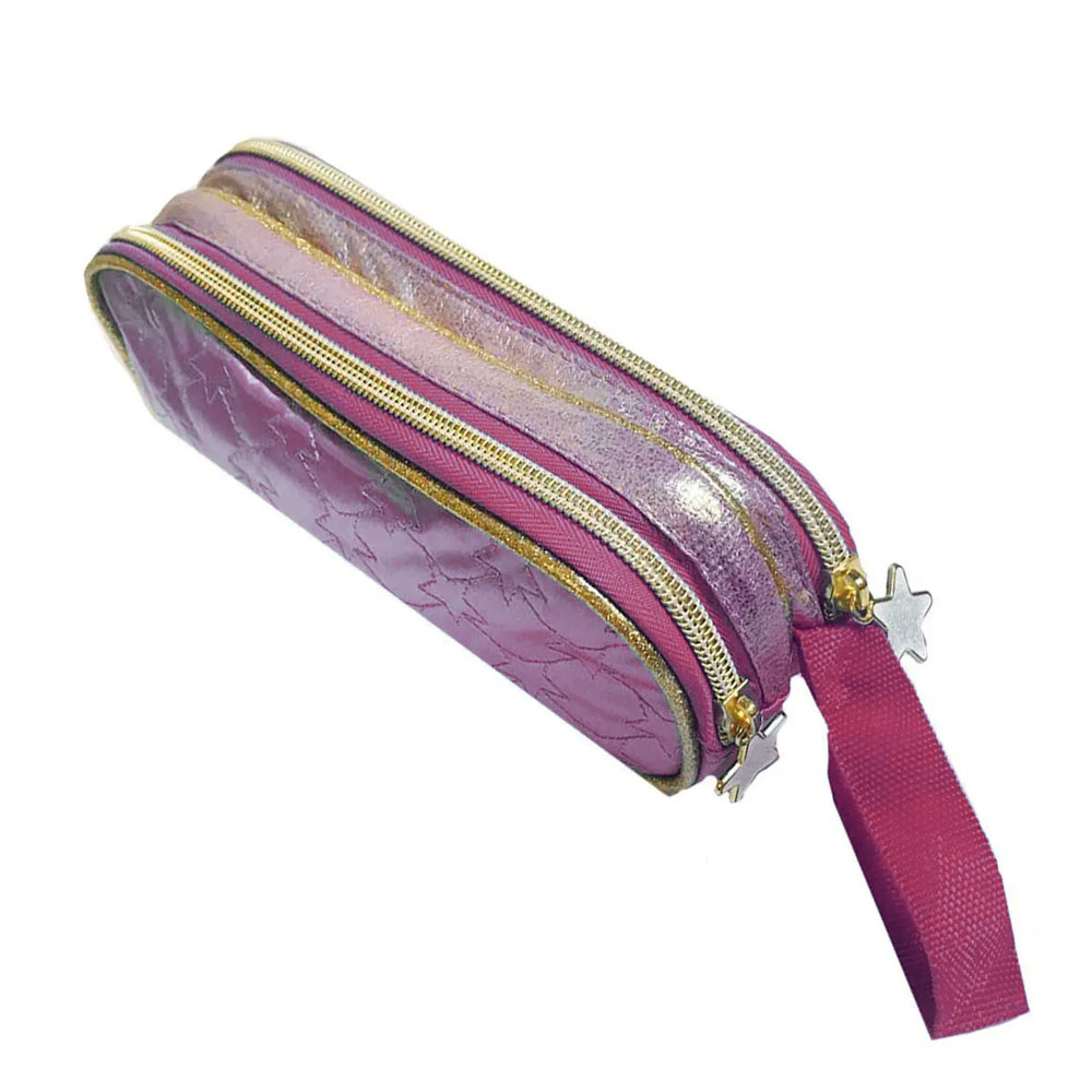 Foto 2 de Estojo 2 divisórias princesa sweet queen rosa clio