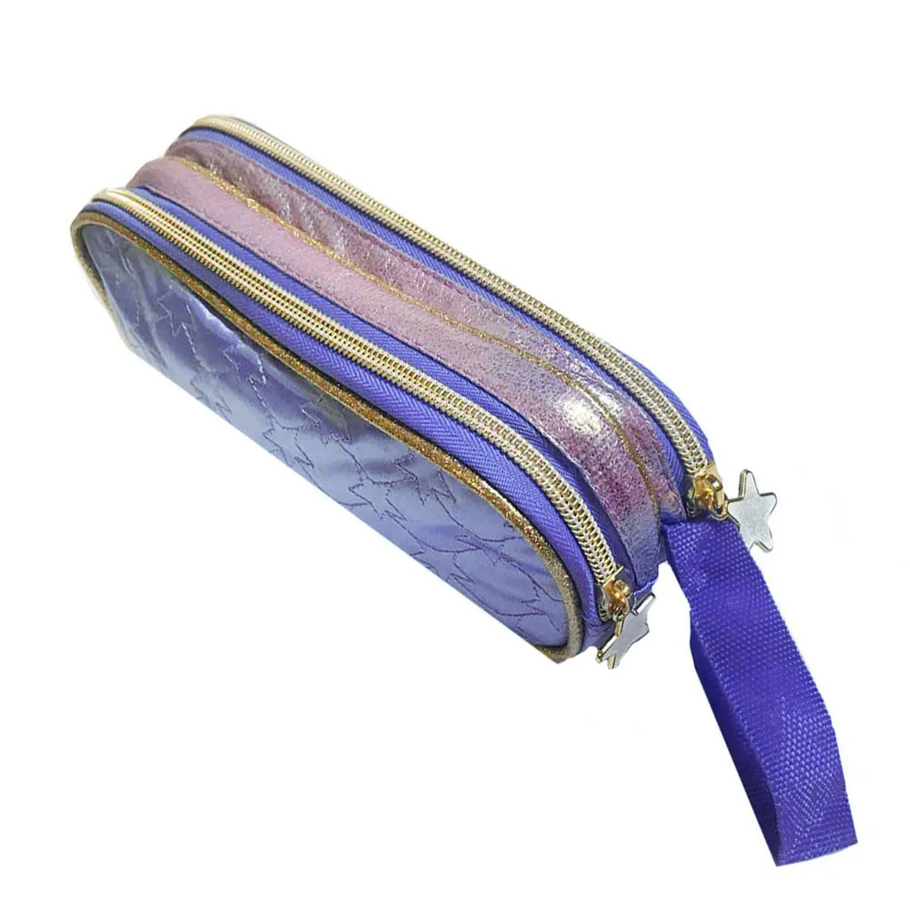 Foto 2 de Estojo 2 divisórias princesa sweet queen lilás clio