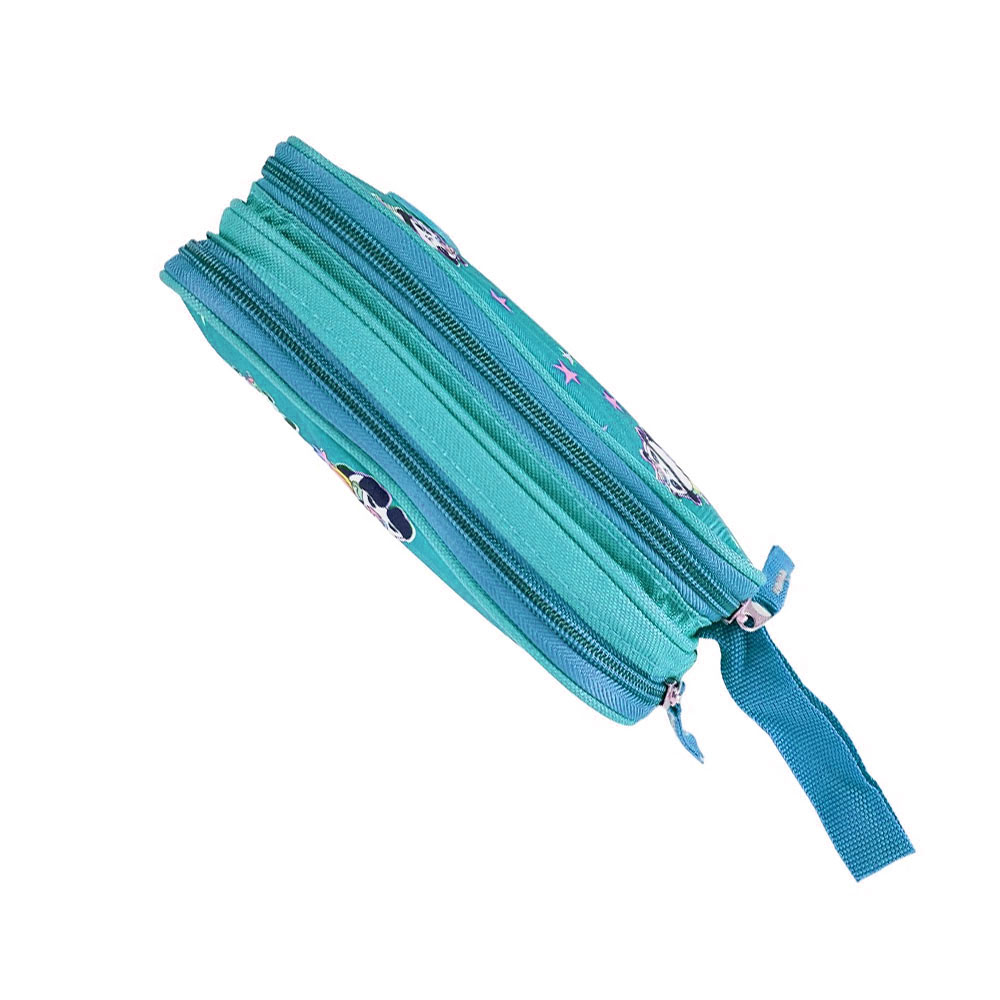 Foto 3 de Estojo 2 divisórias cross style panda unicórnio verde clio