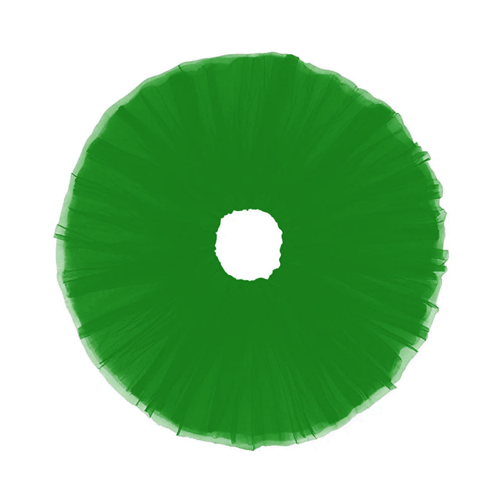 Foto 2 de Saia tule adulto 60cm lisa verde festa fantasia