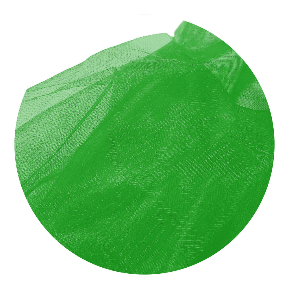 Foto 3 de Saia tule adulto 60cm lisa verde festa fantasia