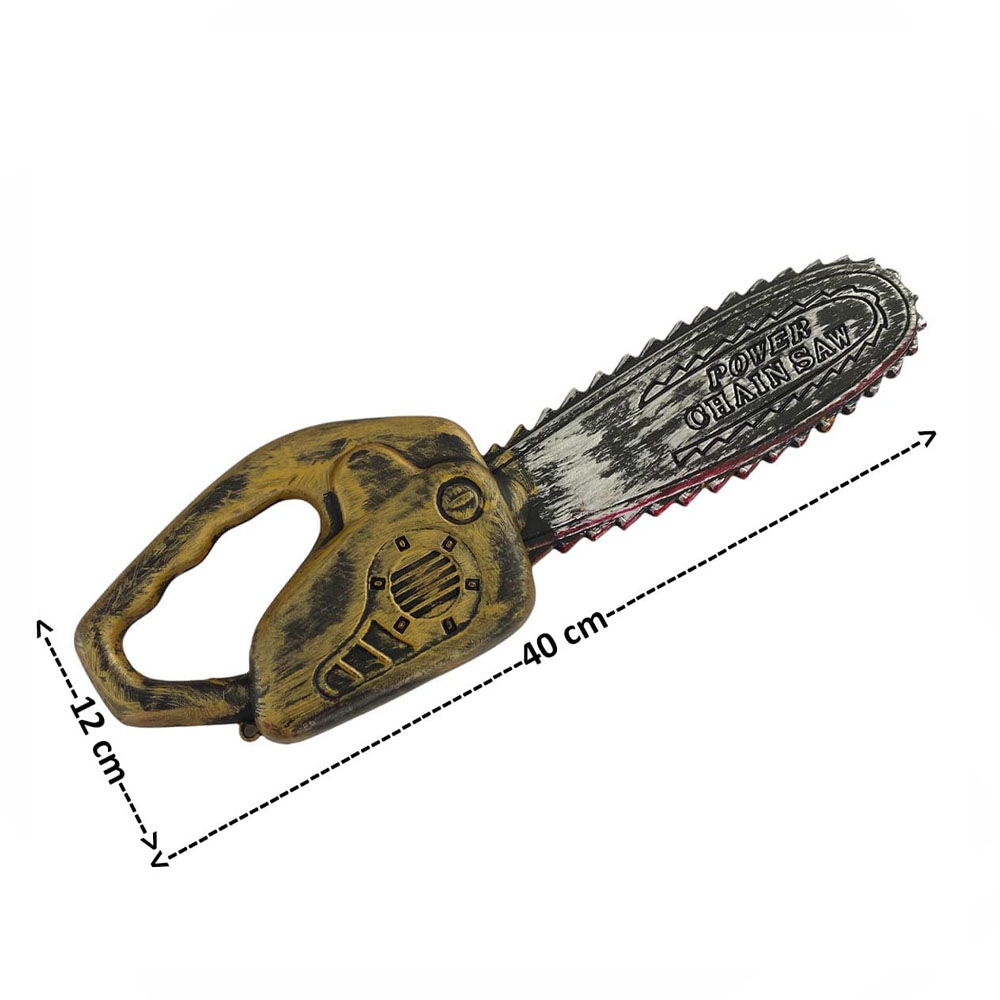 Foto 3 de Serra elétrica de plástico jason fantasia halloween ydh