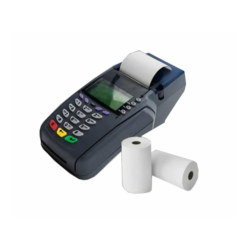 Foto 3 de Bobina térmica 57mm x 15m branca 1und p/ maquininha cartão