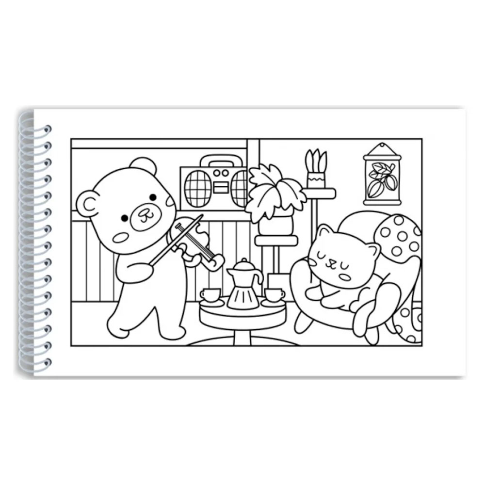 Foto 2 de Comfy and cozy pink   para colorir