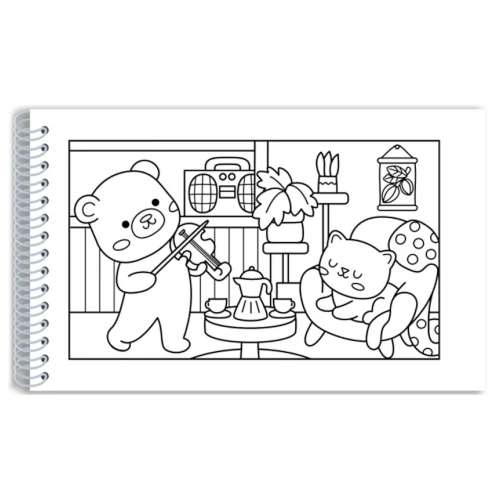 Foto 3 de Cute and cozy yellow   livro de colorir