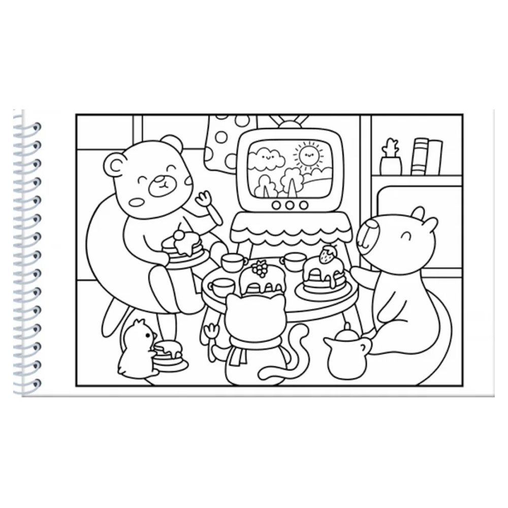 Foto 3 de Comfy and cozy blue   para colorir