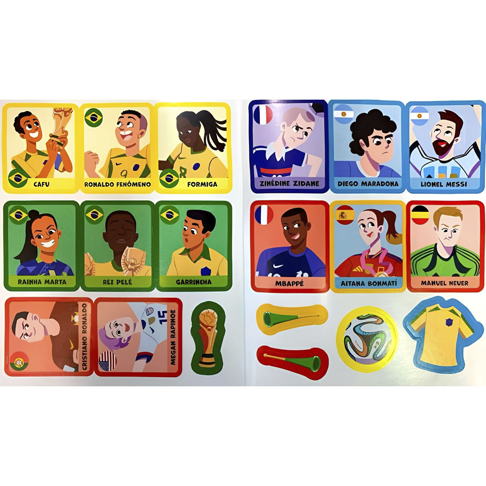 Foto 5 de O grande livro das copas do mundo   com figurinhas