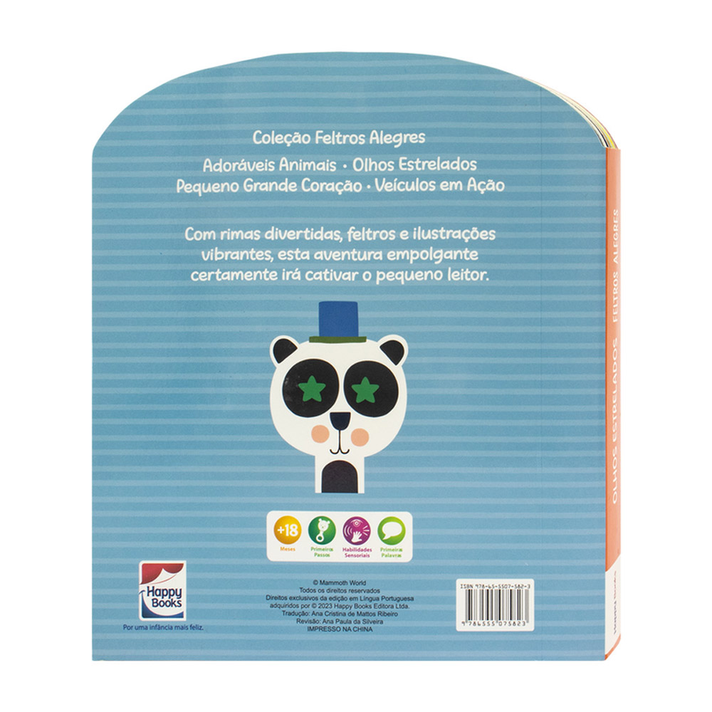 Foto 2 de Feltros alegres olhos estrelados