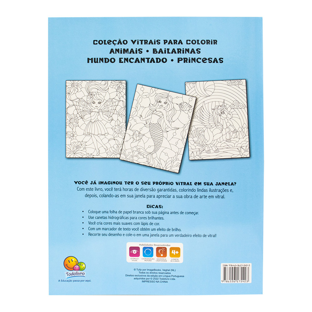 Foto 3 de Vitrais para colorir mundo encantado