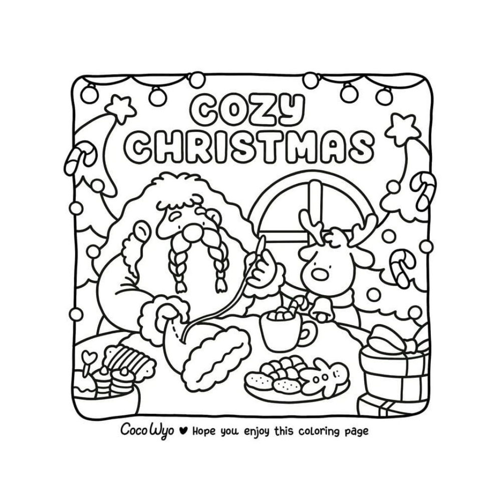 Foto 2 de Livro de colorir um natal quentinho cocowyo pitaya