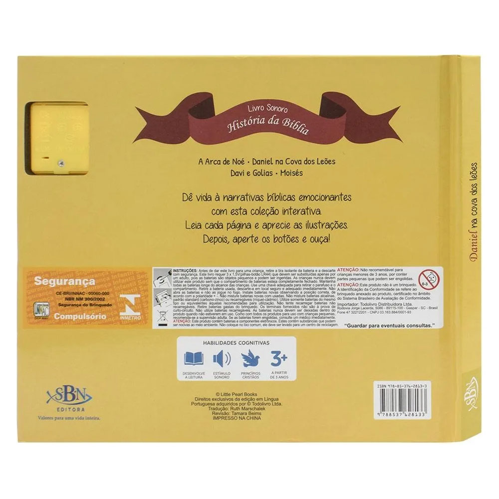 Foto 2 de Livro sonoro   histórias da bíblia daniel