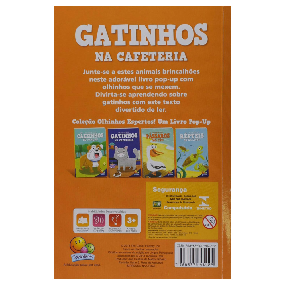 Foto 2 de Olhinhos espertos! um livro pop up gatinhos na cafeteria