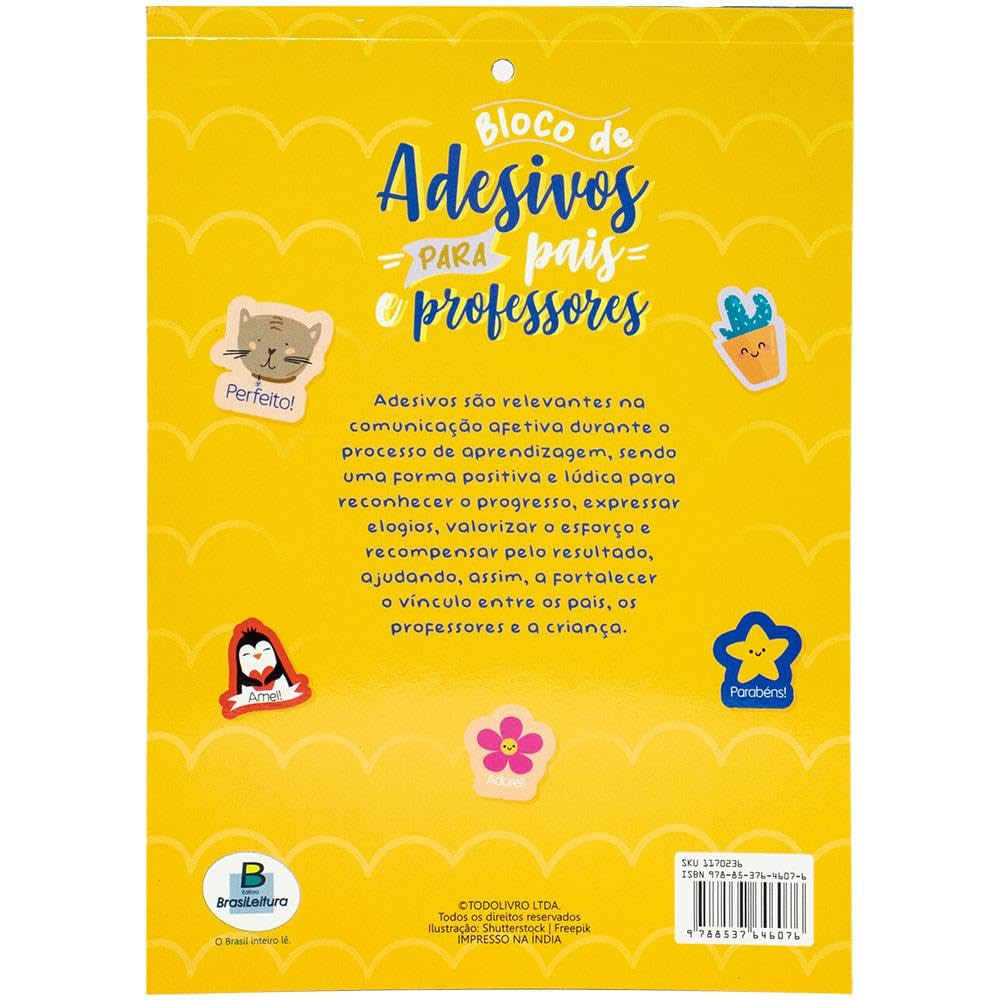 Foto 3 de Bloco de adesivos para pais e professores am