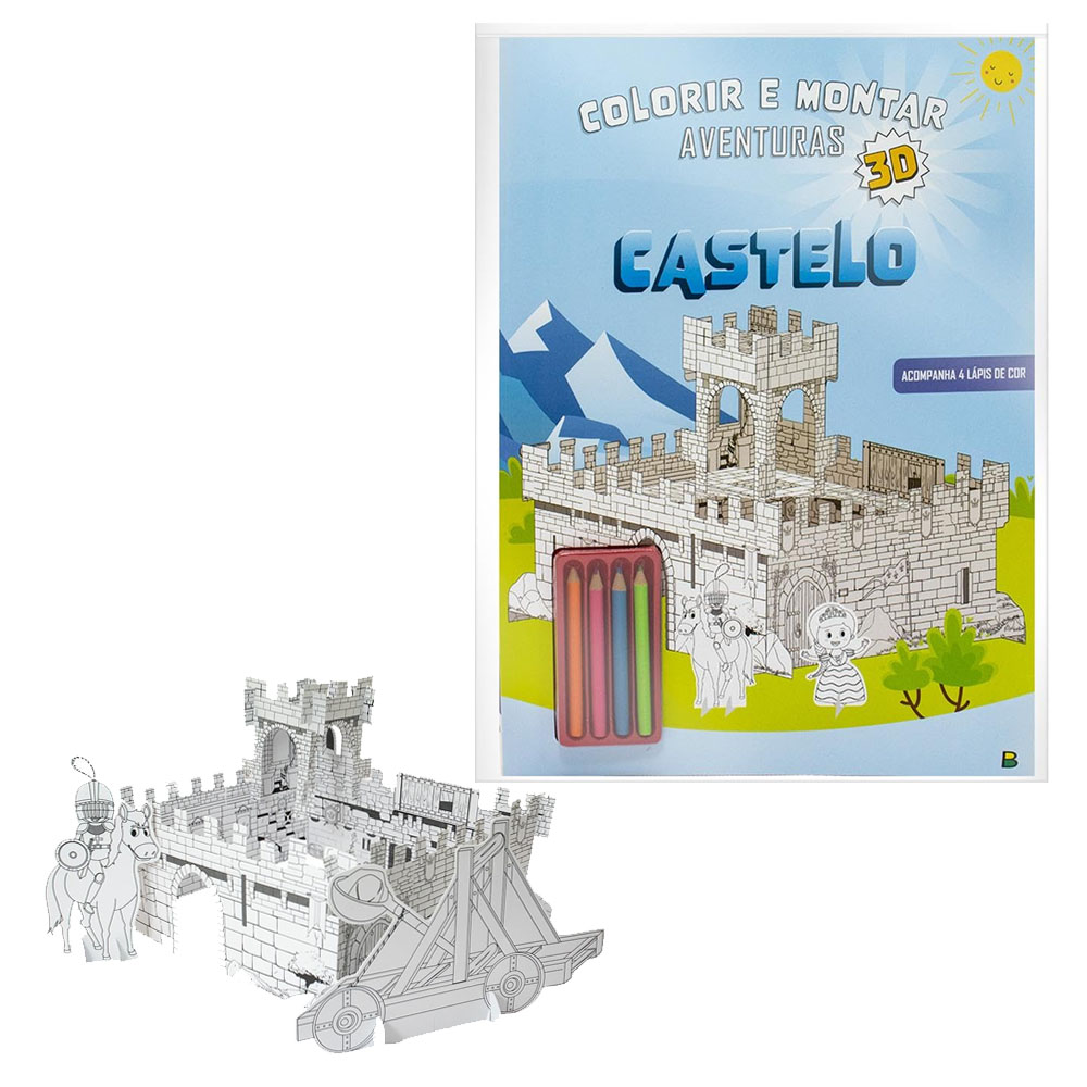 Foto 3 de Colorir e montar castelo