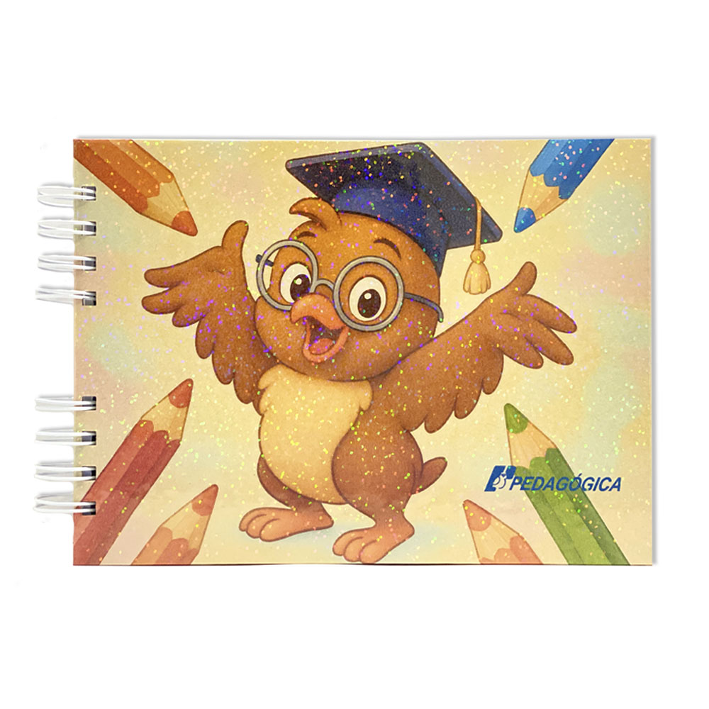 Foto 3 de Livro de colorir kids corujinha 100fls 120g pedagógica