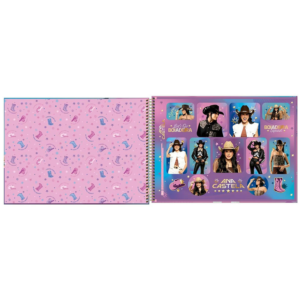 Foto 2 de Caderno cartografia 80fls ana castela superstar tilibra