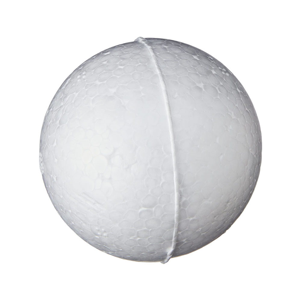 Foto 2 de Bola de isopor maciça 50x50mm 1 unidade styroform