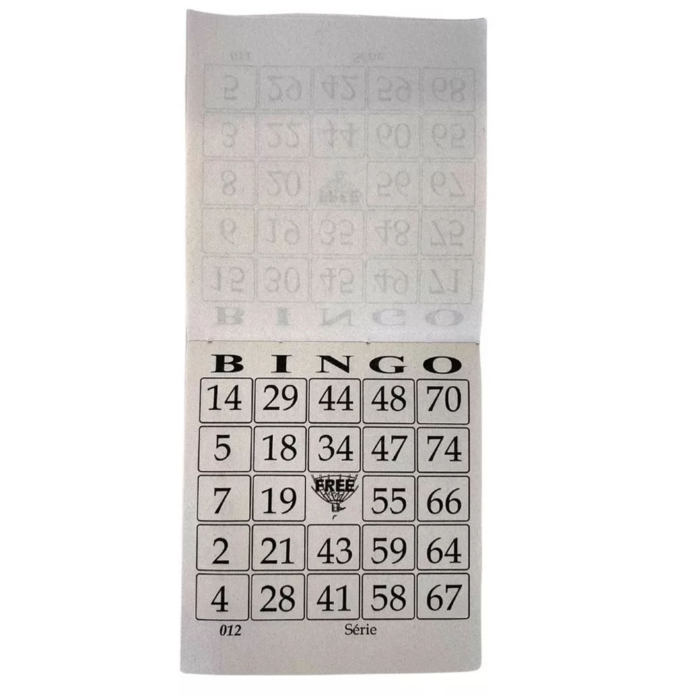 Foto 3 de Pacote com 15 blocos cartela free para bingo 10x11cm 100fls