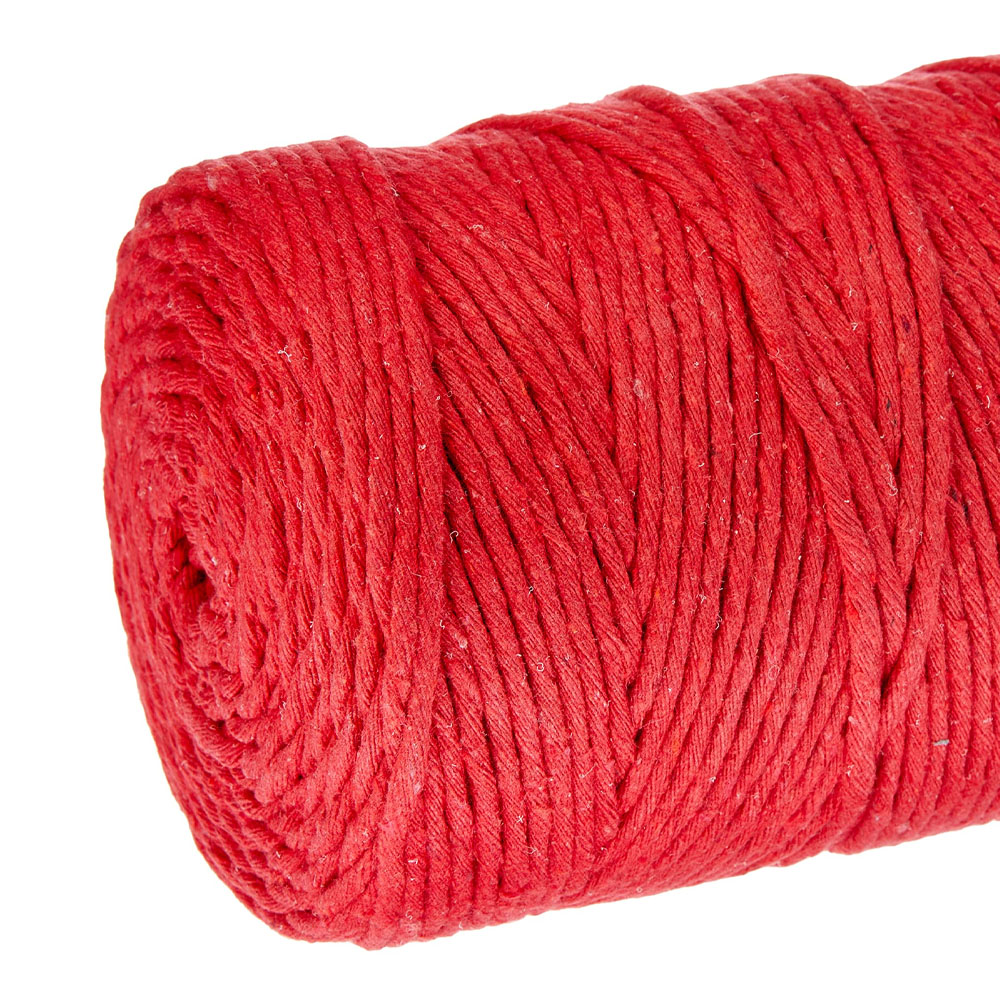 Foto 3 de Barbante algodão colorido no 4 82m vermelho valtex